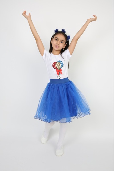 Dıgıl Kids Κοστούμι για κορίτσια με μοτίβο Badi Classic Tutu Φούστα 23 Απριλί...