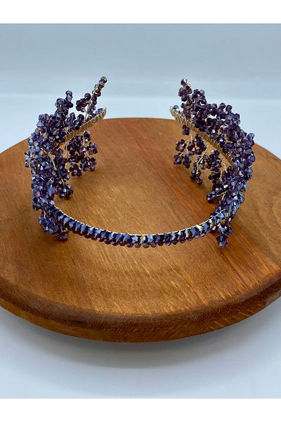VENTUS ACCESSORIES Crystal Stone Henna-Evening Dress-Wedding Crown