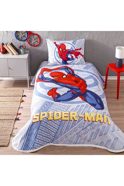 Taç Set unic din bumbac Spiderman Justice