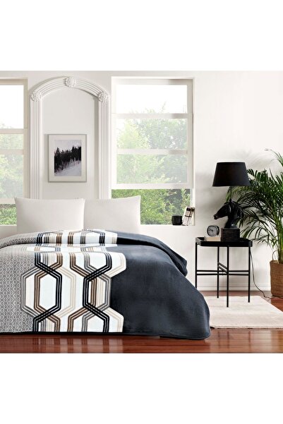 Taç Polyester Orfeo Taniye Lacivert Çift Kişilik