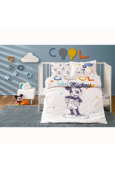 Taç Disney Mickey Mouse Cool Pamuk Bebek Nevresim Takımı