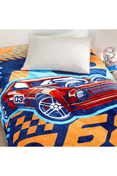 Taç Pătură Hot Wheels Speed Single cu licență