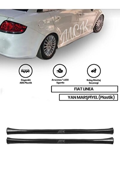 Fiat Linea Uyumlu Yan Marşpiyel (ÇİFT) (PLASTİK)