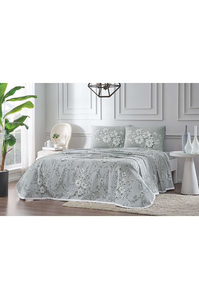 Taç Aleda Cotton Double Pique Set Gray