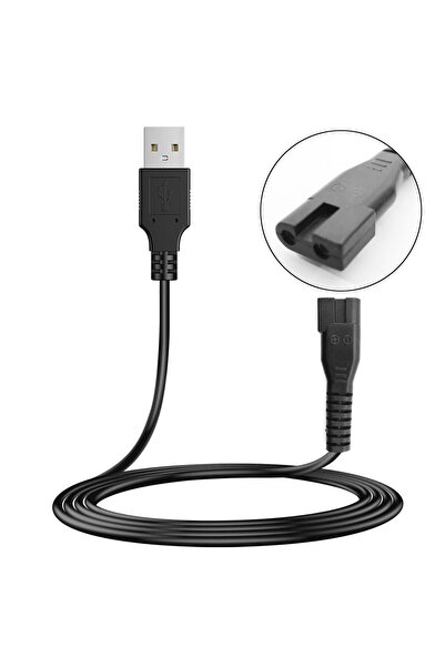 Genel Markalar MGN45 tiraş kablosu usb 1mt siyah no8 g-5358