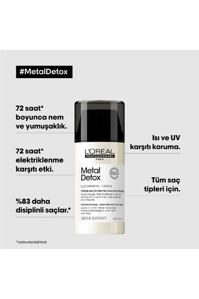 L'oreal Professionnel METAL DETOX YÜKSEK KIRILMA VE RENK SOLMASINA YARDIMCI P...