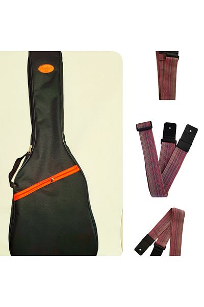 PANDURA MÜZİK OD44 CLASSIC GUITAR SOFTCASE AND STRAP SET