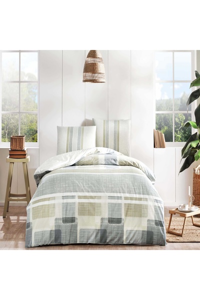 Taç Set cuvertură de pilota dublu Ranforce maro Domino