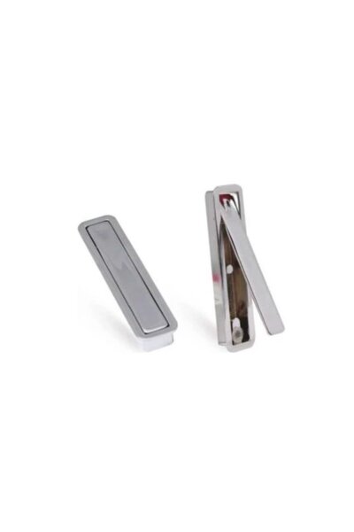 System Zxx 565 Sürme Kapı Alından Çekilen Gömme Kulp 32 Mm Krom Renk 10 x 2.5 cm