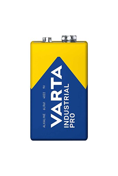 Varta 9V Industrial Pro Alkalin Pil 6LR61