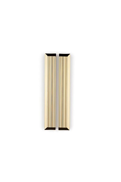 System LİNE-ÇİZGİLİ KULP ALTIN RENK TEK ADET 128 mm