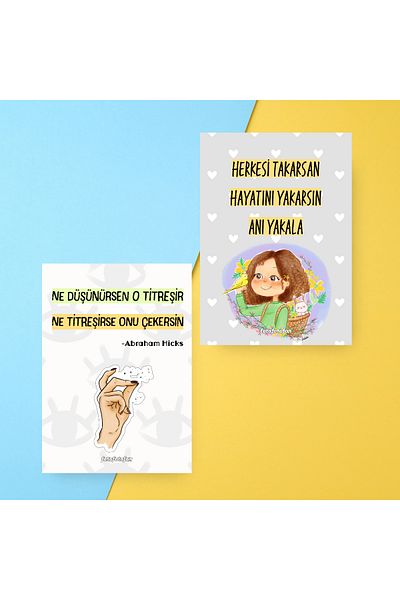 Fatofotofan Czech Miracles Mottos Decoration Motivation Card for 3-Piece Wire Board or Cork Board