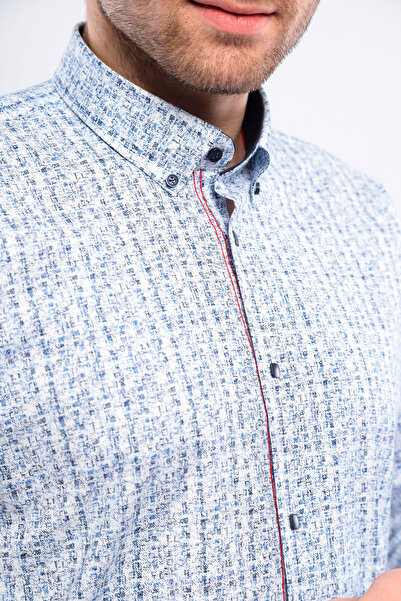 PASSERO DAR KESİM ÇITÇITLI LİKRA GÖMLEK