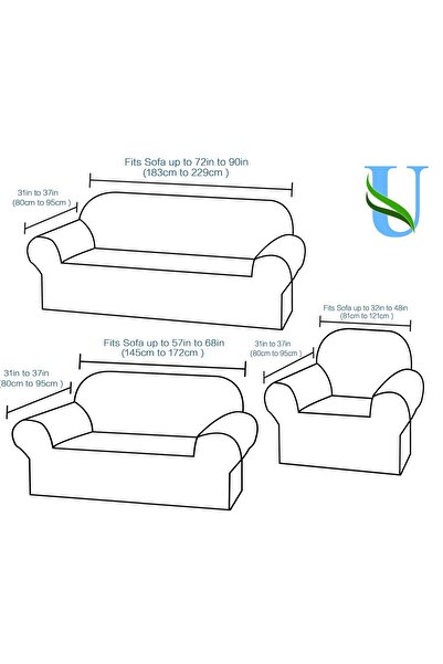 Uy Style Tekstil жакардові крісла, дивани, покривала для диванів з малюнком у вигляді кори дерева (малюнок у вигляді паличок) 3211 комплект