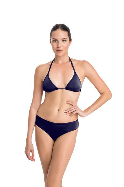 Dagi Marineblaue Bikinihose mit niedriger Taille