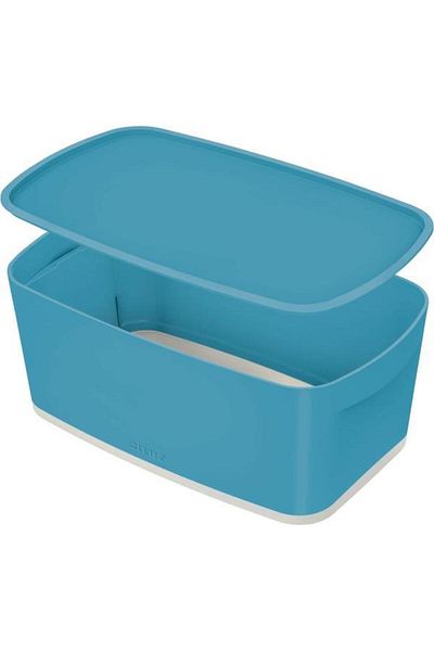 Leitz MyBox Cozy малък офис органайзер за съхранение с капак - син