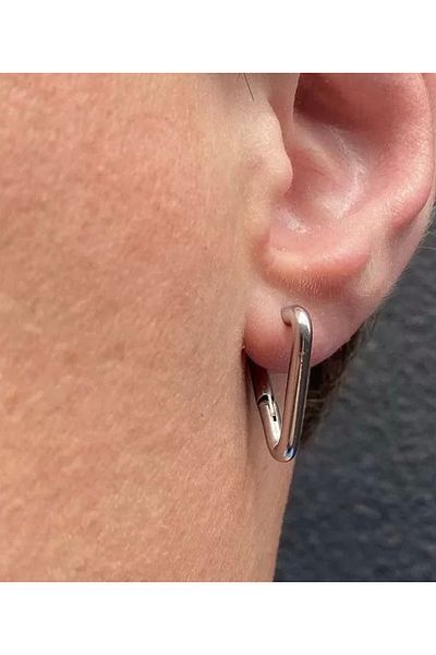 MAZEN Triangle Model Surgical Steel Earrings Antiallergic Tarnish Earrings