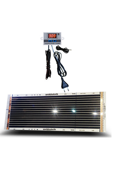 MULTİ SAN MULTİSANAYİ 25X100 cm Karbon Isıtıcı Film Adet,Keçe,Dijital Termostat
