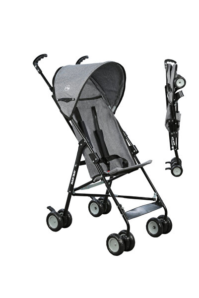 Maxi Taxi Mt 0037 Lite Pratik Baston Bebek Arabası - Keten Gri