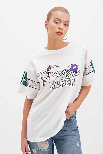 HAKKE Tricou Two Thread Trouble Maker
