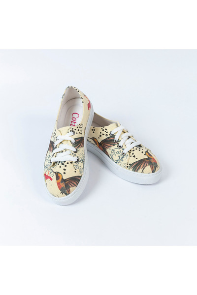 Cotto Shoes Keten Kadın Sneaker
