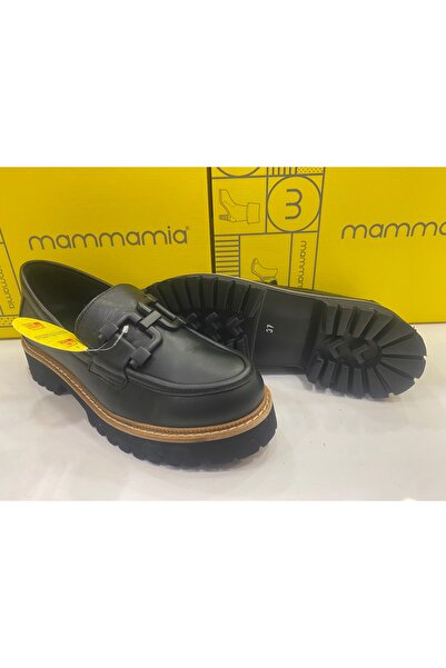 Mammamia Kadın Günlük Zincir Bantlı Ortopedik Loafer Ayakkabı