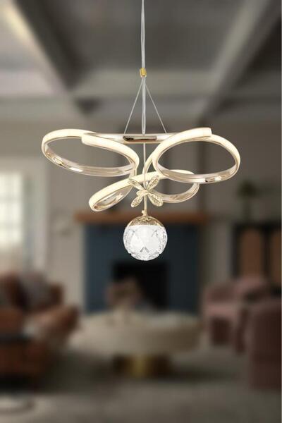 Eray Aydınlatma 2578-40 SR Led Gold Avize