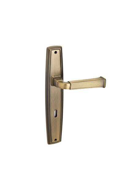 System Astorıa Antik Aynalı Kapı Kolu Yale (DIŞ KAPI) Rozetli