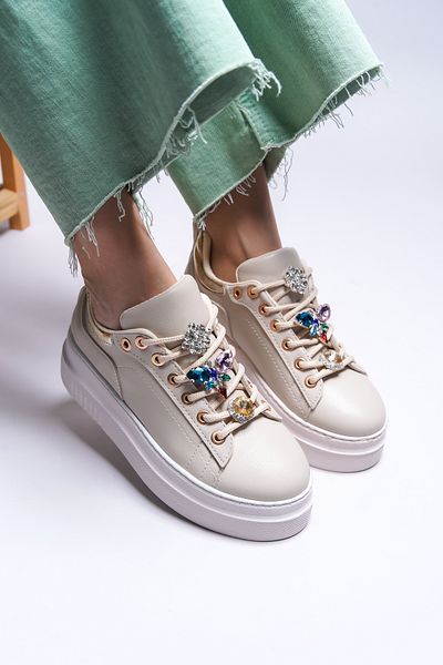 Riccon Thyllone Women's Sneakers00125189 Beige