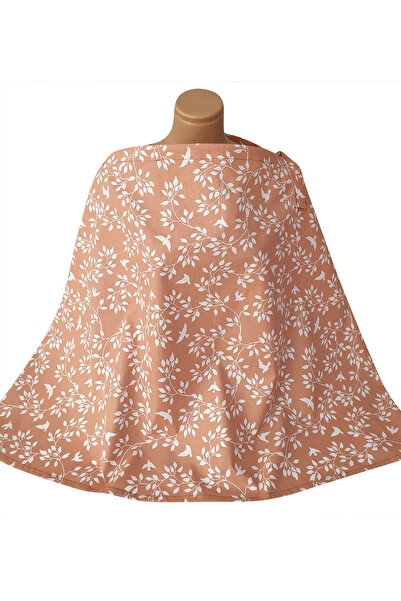 Yuar Baby مريلة الرضاعة الطبيعية بلون القرميد