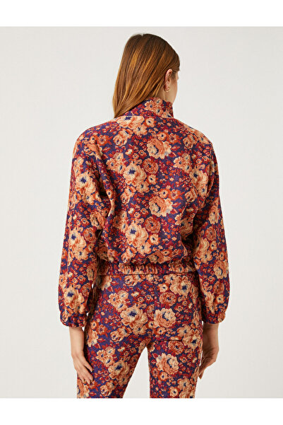 Koton Žakárová mikina s elastickým pasem Crop