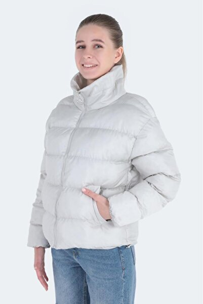 Slazenger Bailey I Women's Coat & Coat Stone Gray ST22JK002-280