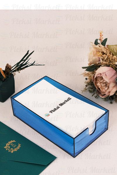 Pleksi Marketi Suport transparent pentru șervețele din plexiglas