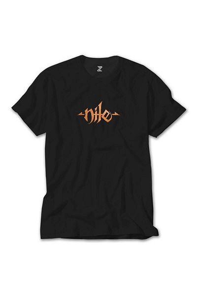 Z zepplin Λογότυπο Nile Χρώμα Μαύρο T-Shirt