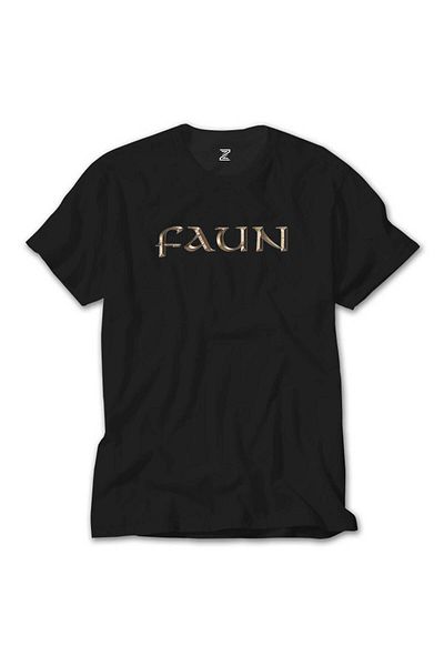 Z zepplin Μαύρο T-shirt με λογότυπο Faun Color