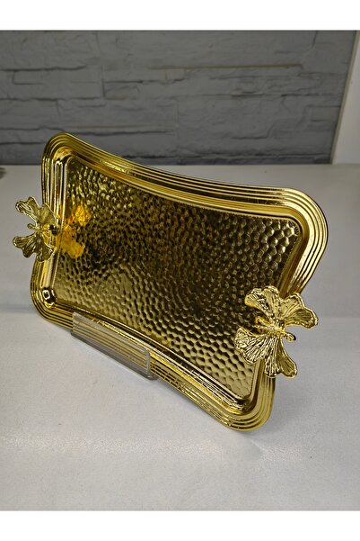ALANYA HOME DECOR COFFEE PRESENTATION BUTTERFLY TATTOO TRAY RECTANGULAR KAHVE SUNUM KELEBEK DÖVME TEPSİ DİKDÖRTGEN 27