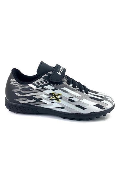 Kinetix Rado 24YA Pantofi Casual Astroturf pentru copii - Gri Negru