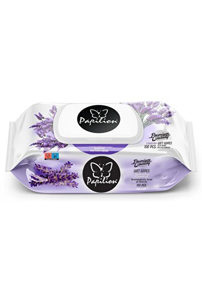 Papilion Premium Lavanta Özlü Ekstra Soft Islak Havlu 100x6 - 600 Yaprak
