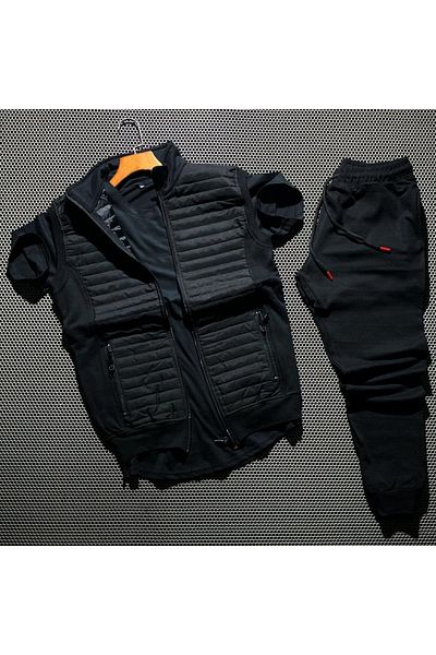 viperkombin Vest Tracksuit T-shirt 3-Piece Combination
