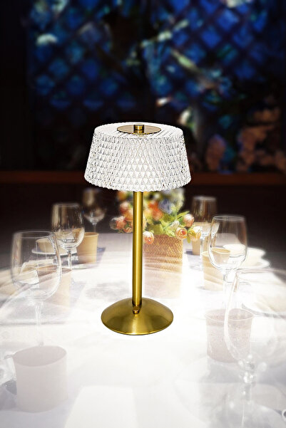 ThenTech Baklava Tasarımlı Kablosuz Şarjlı USB Girişli Gece Okuma Lambası Led...