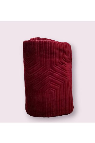 Özdilek Prestige Single Blanket Claret Red