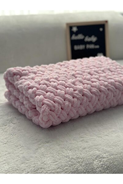 Alize Puffy El Örgüsü Bebek Battaniyesi