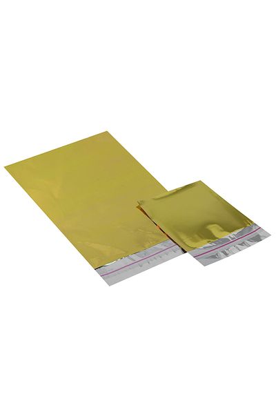 reprodesign 50X70 cm Gold Shiny Metalized Tape Gift Package – 50 Pieces