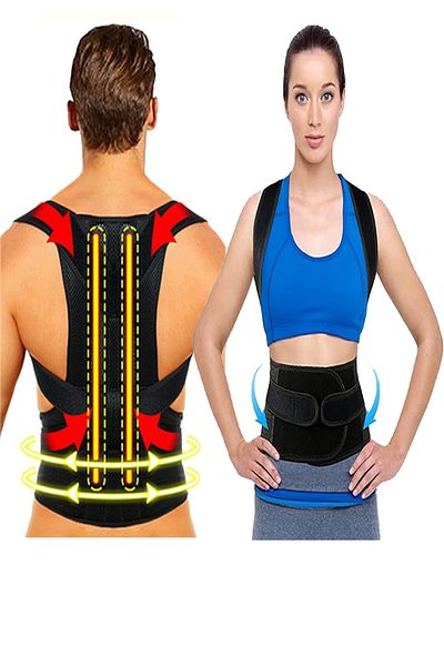 UYDEE Corset cu sârmă pentru postură verticală Femei Bărbați Corset pentru postură verticală anti-cocoșat