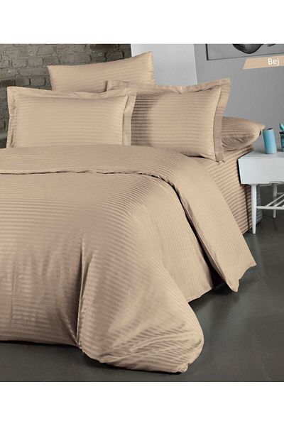 Lorateks Σετ Παπλωματοθήκη LİYA Boxed Cotton Satin Διπλό |   Παπλωματοθήκη |   Σετ Παπλωματοθήκη Διπλό