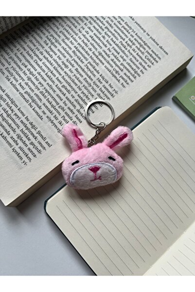 sumicorn Cute Pink Rabbit Plush Kawaii Keychain Bag and Wallet Accessory Gift