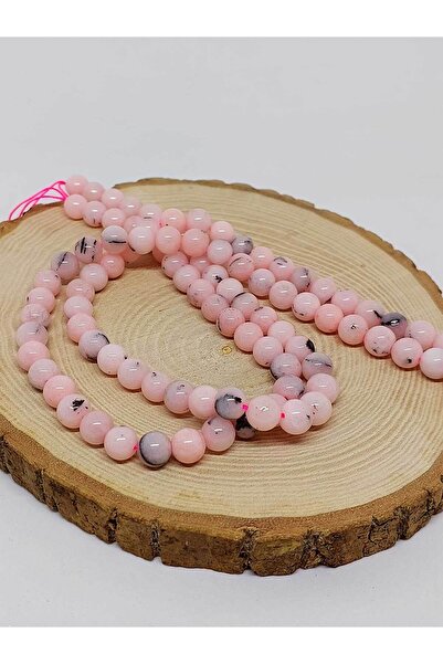 Yasamtohumu Četvrtina niza (9 cm dužine!) Ružičasti crni varijegatni opalni k...