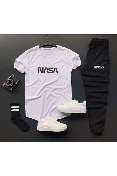viperkombin NASA T-Shirt and Sweatpants 2-Piece Combination