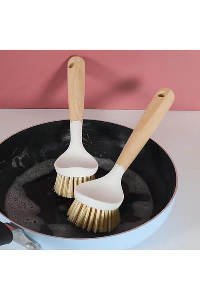 ELSE NIPPON ELSE NIPPON Wooden Handle Cleaning Brush - Carpet, Countertop, Dish, Floor