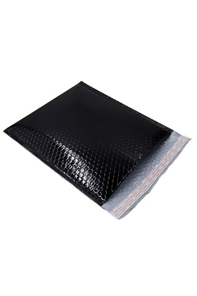reprodesign Black Balloon Cargo Bag with Tape 27 x 30 cm + 5 cm Cover with Tape 5 Pieces